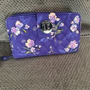 Vera Bradley turn lock wallet